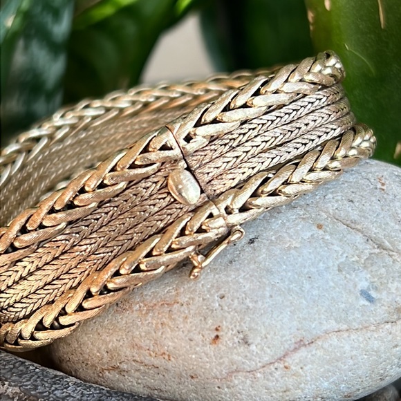 14 karat gold, Vintage, Bracelet - Picture 4 of 9